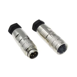 M16 assembled all-metal with plastic tail clip nut male and female plug 3 5 7 14 19 24P core circular connector