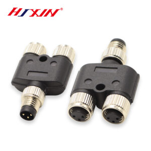 New energy vehicle sensor 3-4-5-6-8-12 pin connector aviation plug automatic machinery Y-shaped one-to-two male and female adapter