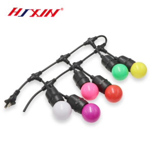 Waterproof plug for LED light string; S14 spherical light bulb; T-shaped multi-T connection wire; E27 decorative light fixture connector