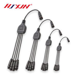 Y-type waterproof connection line for 2345 lighting electronic plug and socket multi-pin module power m12 connector