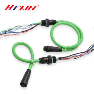 Male and female m12 waterproof temperature control line; waterproof connector; Ethernet 23456-pin connection line; waterproof plug.