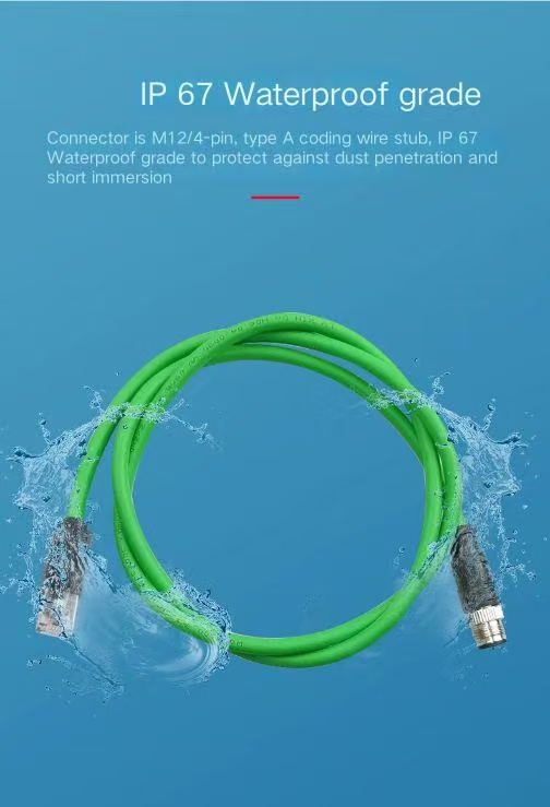 Custom M12 Industrial Ethernet Cable